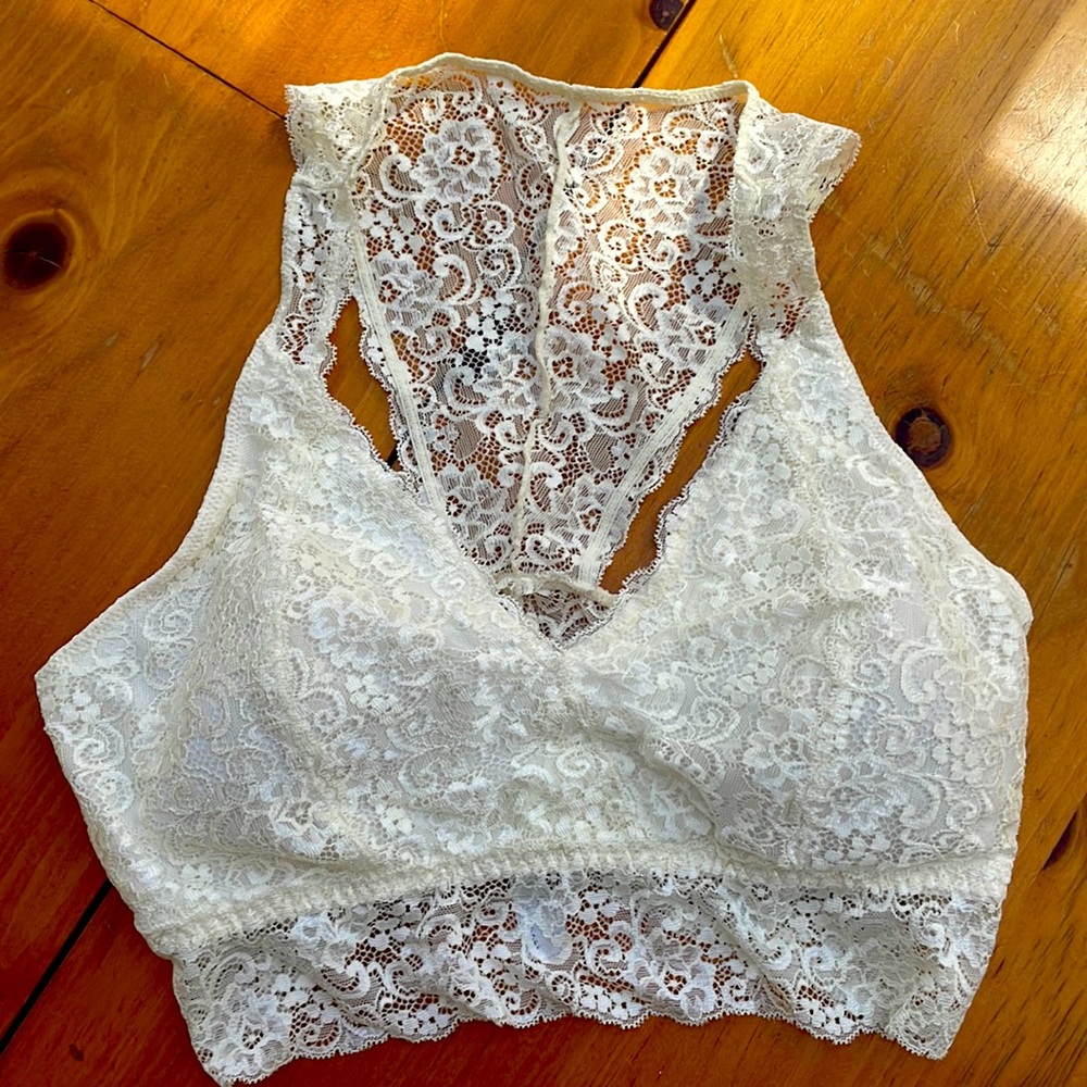 Soma Ivory Lace Bralette
